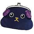 Mameshiba Black Bean Coin Purse